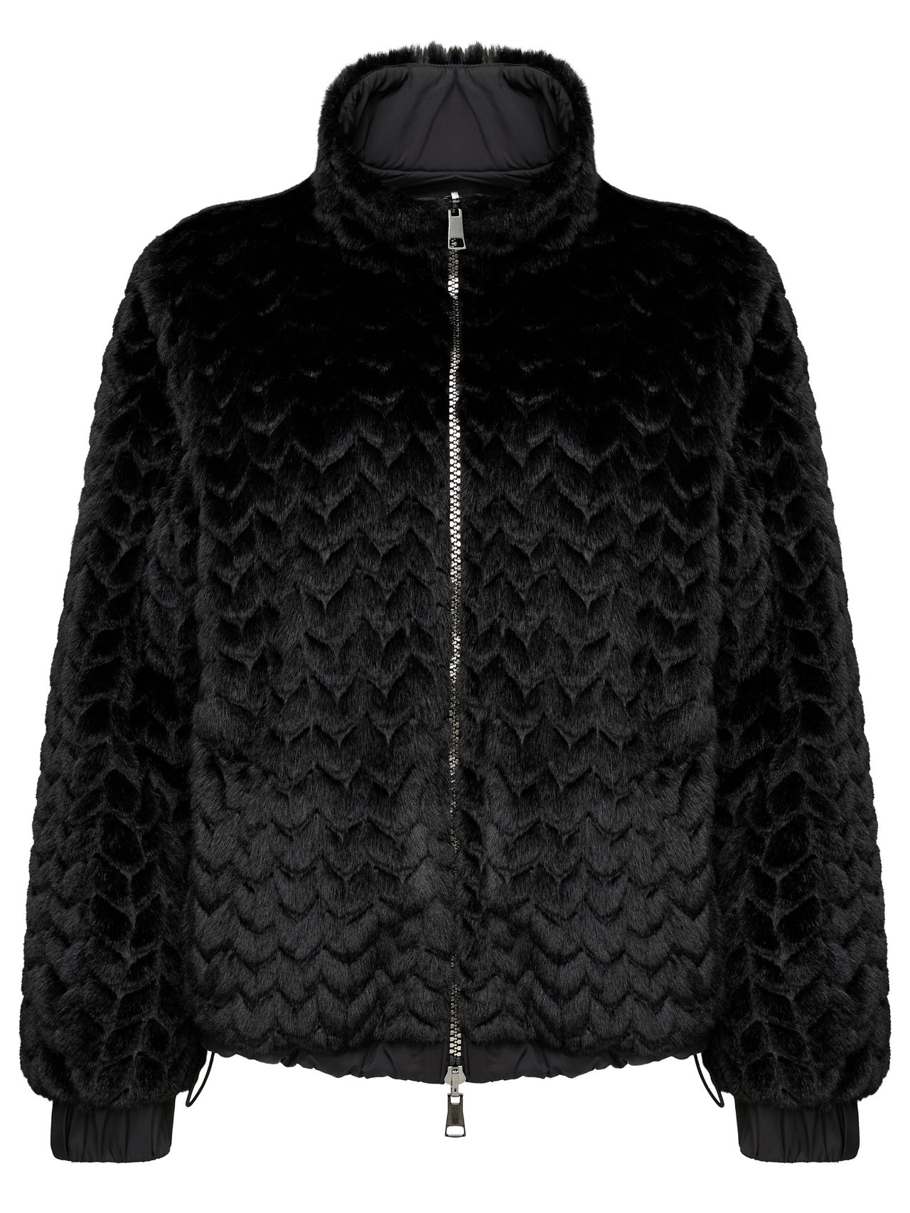 Wende-Kunstpelzjacke 