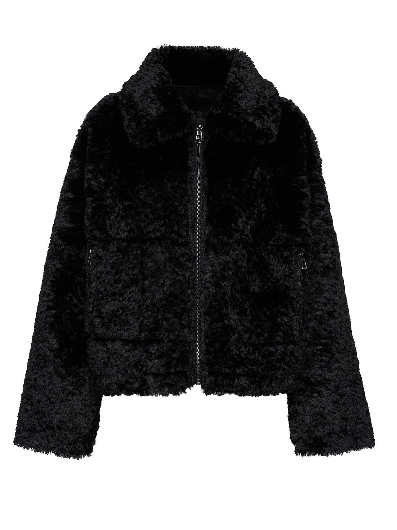 Kunstpelzjacke
