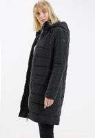 Steppmantel mit Webpelzweste