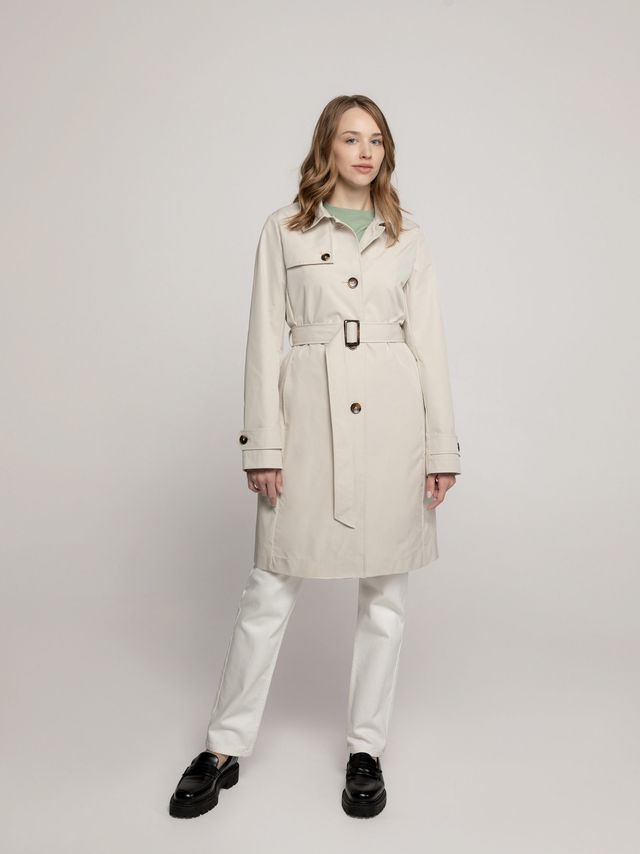 Damen-Trenchcoat mit Koller