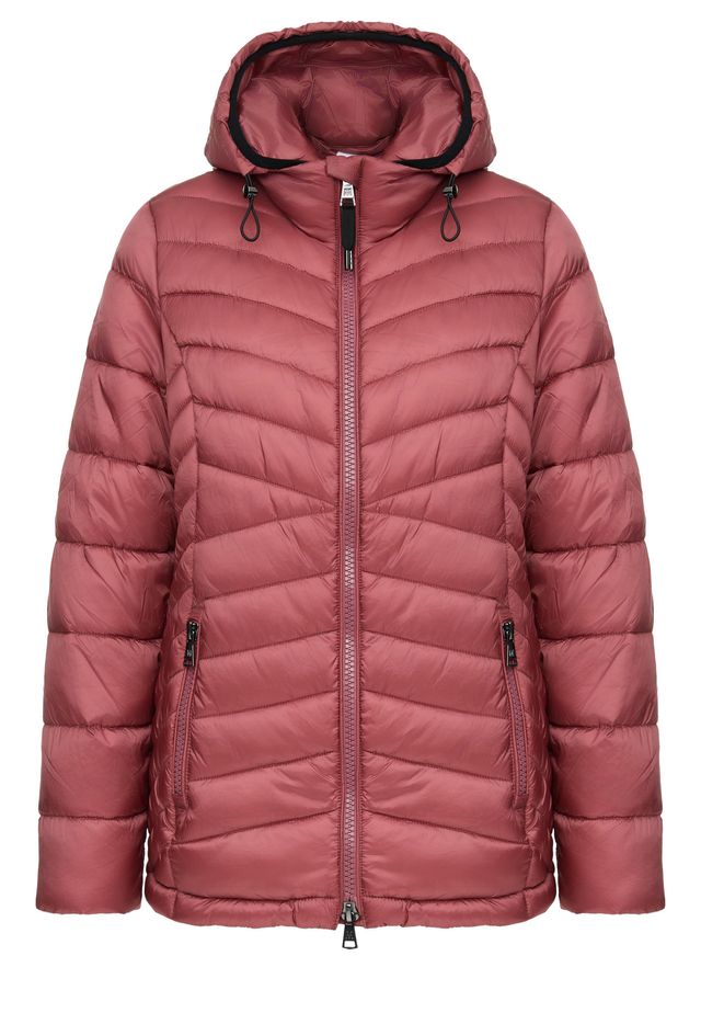 Fakedownjacke rec.m.seitl.Schl