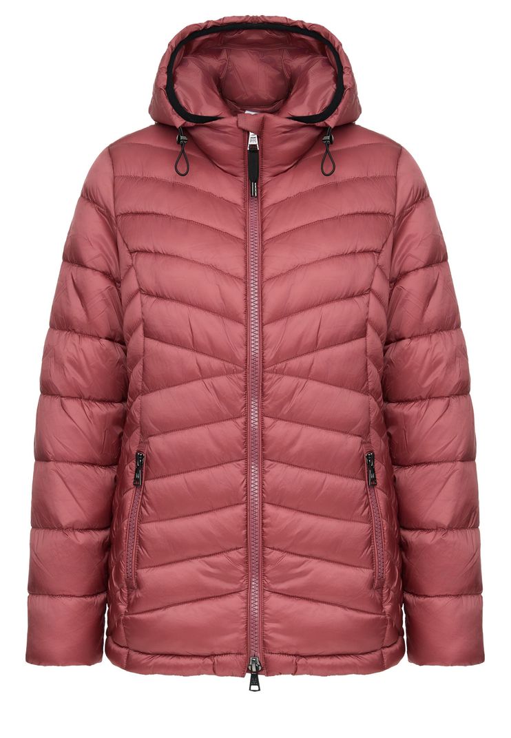 Fakedownjacke rec.m.seitl.Schl